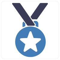 Medal and badge icon concept vector