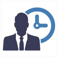 Time Management and management icon concept vector