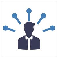 Marketing Network and cooperation icon concept vector