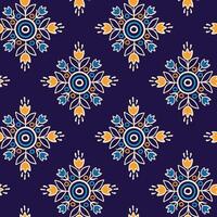 Hand drawn ethnic boho style seamless pattern vector