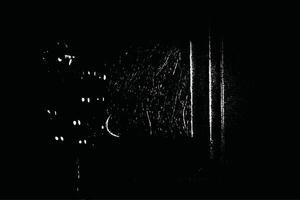 Dark Scratchboard Glitch Texture with Monochrome Aesthetic and Static Noise for Abstract Designs vector