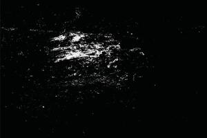 Dark Black Paper Background with White Paint Splatter, Scratches, and Grainy Texture for Monochrome Aesthetic vector