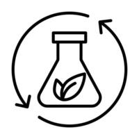 Detoxifying Formula icon line illustration vector