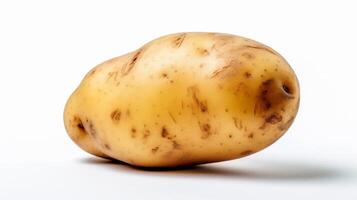 potato isolated on white background. Neural network photo