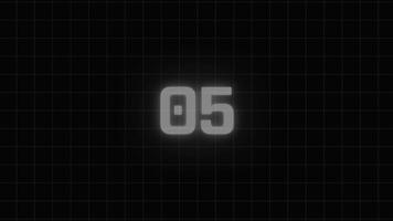 Countdown Timer Animation for Projects video