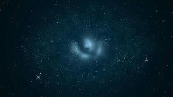 Deep Space Starry Nebula Background with Glowing Stars video