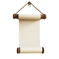 a scroll hanging on a rope png