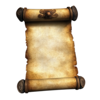 an old scroll with a scroll on it png