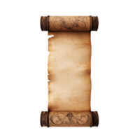 an old scroll with a scroll on it png