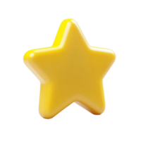 a Star of David 3D icon cartoon minimalist isolate on transparent background png