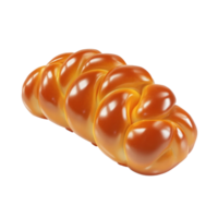 Challah Bread isolate on transparent background png