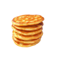 a stack of pancakes on transparent background png