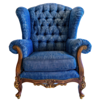 Wingback Chair isolate on transparency background png