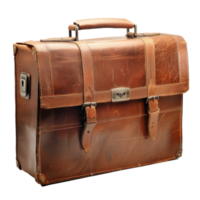 Briefcase front view full length isolate on transparency background png