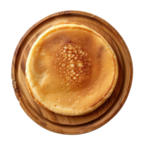 Pancake front view full length isolate on transparency background png