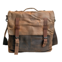 Messenger Bag front view full length isolate on transparency background png
