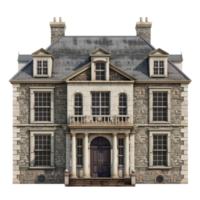 Coach House front view full length isolate on transparency background png