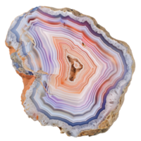 Beautiful Agate top view isolate on transparency background png