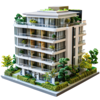 Apartment isolate on transparency background png