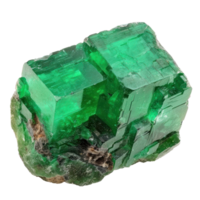 Emerald isolate on transparency background png