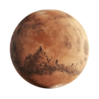 Mars isolate on transparency background png