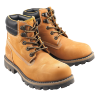 Construction worker boots isolate on transparency background png