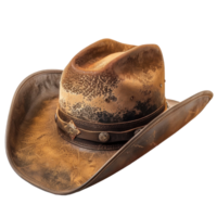 Cowboy Hat front view full length isolate on transparency background png