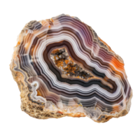 Beautiful Agate side view isolate on transparency background png