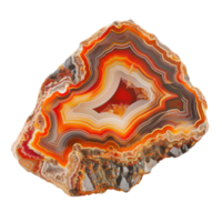 Beautiful Agate side view isolate on transparency background png