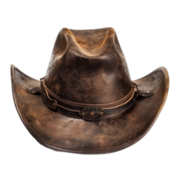 Cowboy Hat front view full length isolate on transparency background png