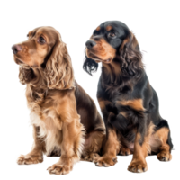 Cocker Spaniels full body isolate on transparency background png