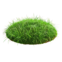 floated grass lawn isolate on transparency background png
