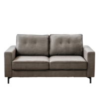 modern Sofa front view full length isolate on transparency background png