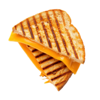 cheese sandwich top view full length isolate on transparency background png