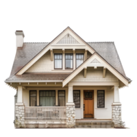Craftsman House isolate on transparency background png