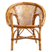 Rattan Chair isolate on transparency background png