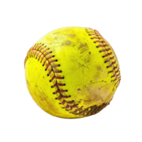 Softball isolate on transparency background png