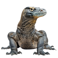 Komodo Dragon full body isolate on transparency background png