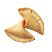 fortune cookie top view isolate on transparency background png