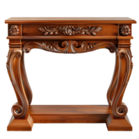 Hall Table front view full length isolate on transparency background png