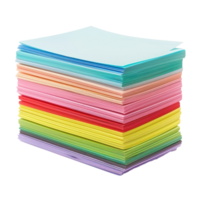 Index Cards side view full body isolate on transparency background png