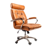Office Chairs side view full body isolate on transparency background png