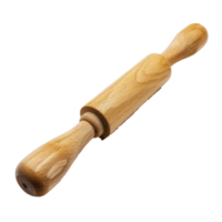 Rolling pin side view full length isolate on transparency background png
