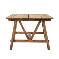 Patio Table front view full length isolate on transparency background png