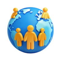 Global Community Connecting People Around the World png