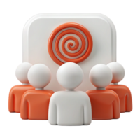 Teamwork Makes the Dream Work A Group of People Focused on a Shared Target, Goal, or Objective for Success png