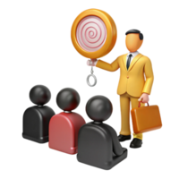 Presenting a Target to a Group of People png