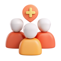 Add New Member to Group Icon png