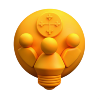 Collaboration and Innovation A Lightbulb Moment png