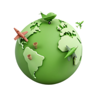 Global Travel Exploring the World by Airplane png